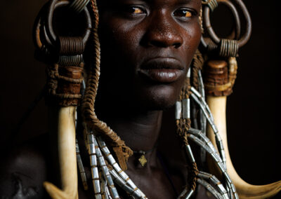 Mursi tribal man